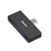 Адаптер Baseus L57 USB-C to USB-C/3.5mm Black (CATL57-01)
