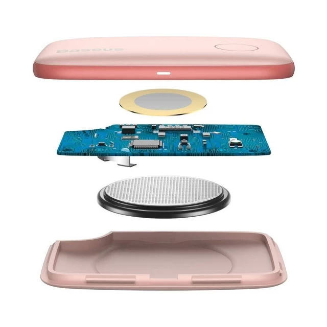 Смарт-брелок Baseus T2 Keychain Mini Wireless Pink (ZLFDQT2-04)