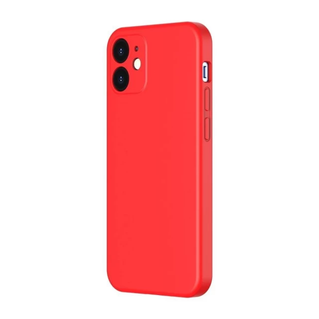 Чехол Baseus Liquid Silica Gel для iPhone 12 mini Red (WIAPIPH54N-YT09)