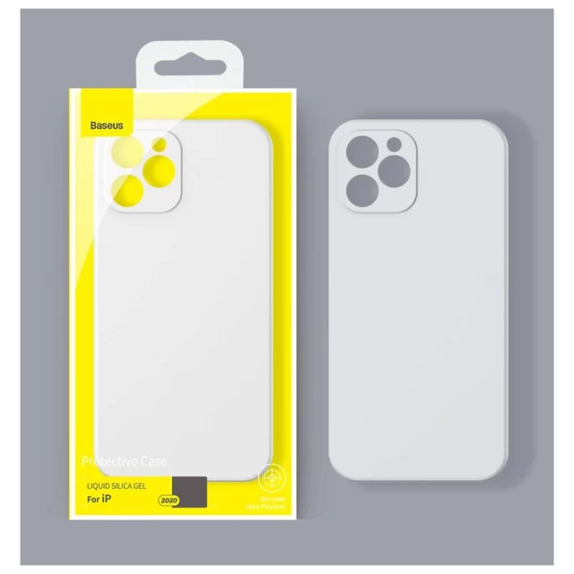 Чохол Baseus Liquid Silica Gel для iPhone 12 mini White (WIAPIPH54N-YT02)
