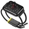 Ремешок Baseus Let's Go Cord для Apple Watch 49 | 45 | 44 | 42 mm Black (LBAPWA4-BGY)