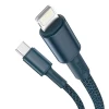 Кабель Baseus High Density Braided USB-C to Lightning 2m Blue (CATLGD-A03)