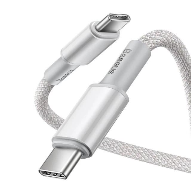 Кабель Baseus Power Delivery Quick Charge USB-C to USB-C 2m White (CATGD-A02)