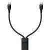 Кабель Baseus Flash 2-in-1 USB-C to USB-C/USB-C 1.5m Black (CA1T2-C01)