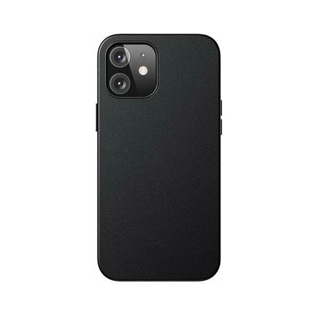 Чехол Baseus Magnetic Leather Case для iPhone 12 mini Black with MagSafe (LTAPIPH54N-YP01)