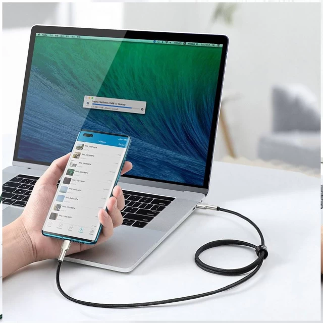 Кабель Baseus Cafule USB-C to USB-C 1m Green (CATJK-C06)