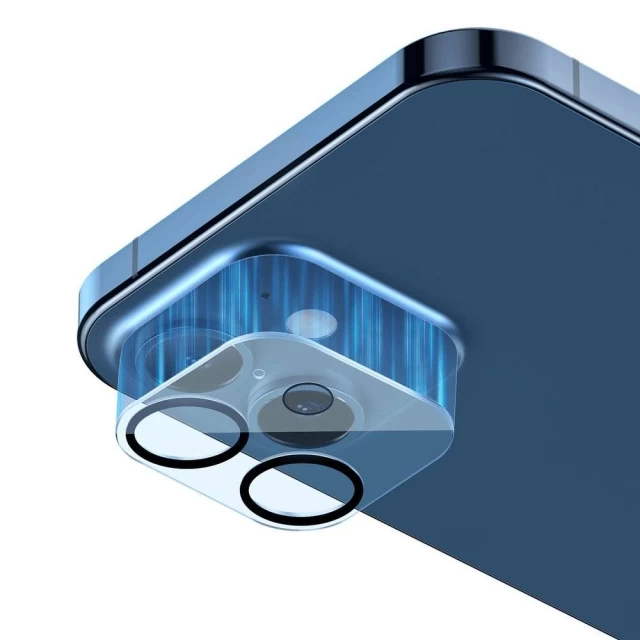 Защитное стекло Baseus для камеры iPhone 12 mini Full Frame Camera Protector (2 pack) (SGAPIPH54N-AJT02)