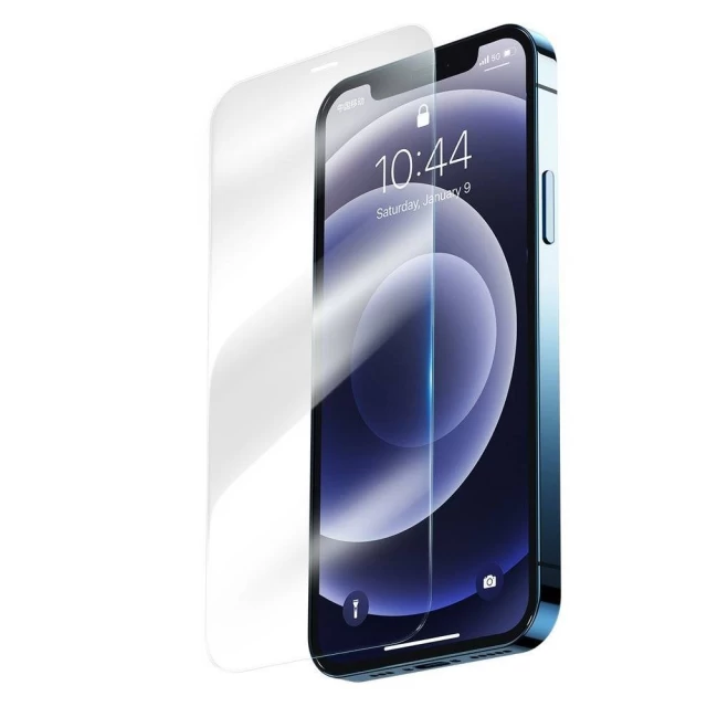 Захисне скло Baseus Super Porcelain Tempered Glass для iPhone 12 | 12 Pro Transparent (2 Pack) (SGAPIPH61P-LI02)