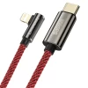 Кабель Baseus Legend Series Elbow Power Delivery 20W USB-C to Lightning 2m Red (CACS000309)