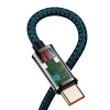 Кабель Baseus Legend Series Elbow Fast Charging 100W USB-C to USB-C 1m Blue (CACS000603)
