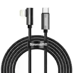 Кабель Baseus Legend Series Elbow Power Delivery 20W USB-C to Lightning 2m Black (CATLCS-A01)