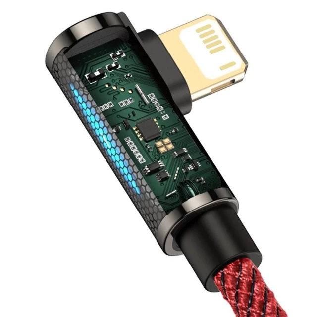 Кабель Baseus Legend Series Elbow Fast Charging USB-A to Lightning 1m Red (CACS000009)