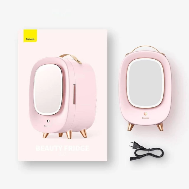 Мини-холодильник для косметики Baseus Beauty Fridge Pink (CRBXNS-A04)