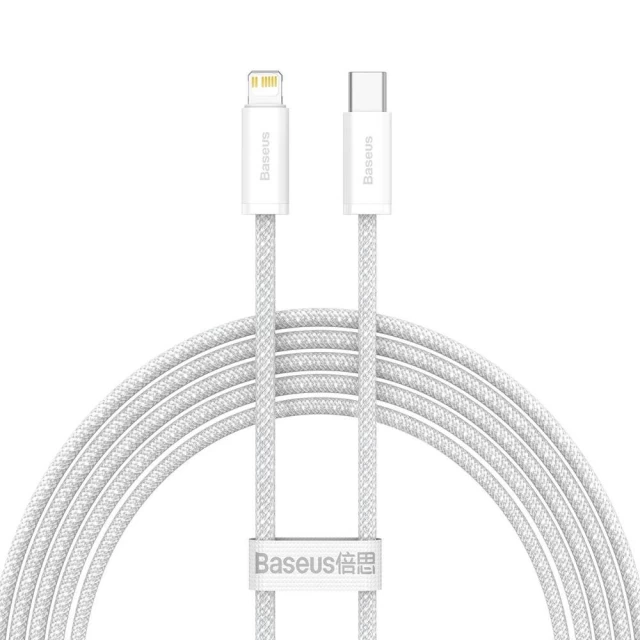 Кабель Baseus Dynamic Series USB-C to Lightning 2m White (CALD000102)