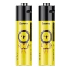 Аккумуляторные батарейки Baseus Rechargeable Li-Ion Battery Micro-USB Black/Yellow (2 Pack) (PCWH000211)