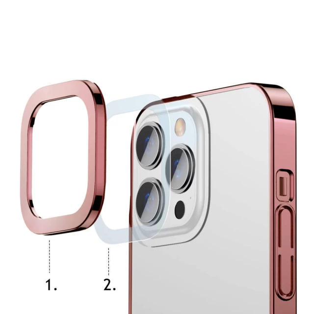 Чохол Baseus Glitter Phone для iPhone 13 Pro Max Pink (ARMC001104)