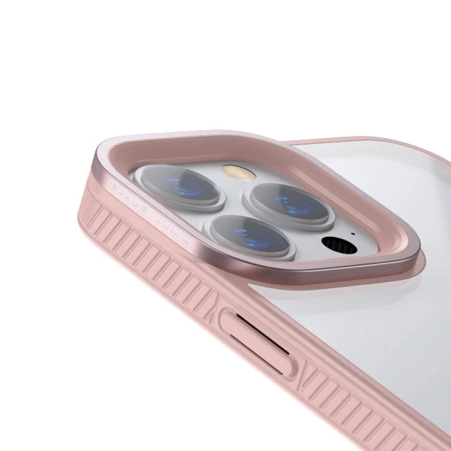 Чохол Baseus Crystal для iPhone 13 Pro Max Pink (ARJT001104)