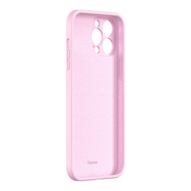 Чохол Baseus Liquid Silica Gel для iPhone 13 Pro Max Pink (ARYT001104)