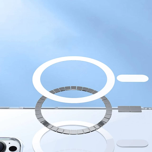 Чехол Baseus Crystal Magnetic Glass для iPhone 13 Pro Transparent with MagSafe (ARJT010102)