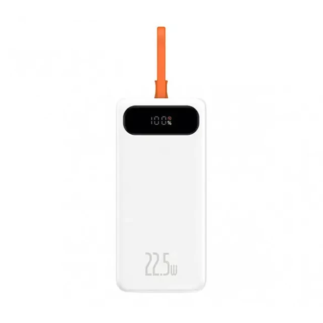 Портативний зарядний пристрій Baseus Amblight Digital Display Fast Charge 20000 mAh 22.5W with USB-C Cable White (PPLK000102)