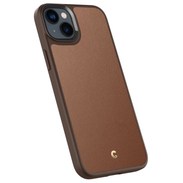 Чохол Spigen Cyrill Kajuk для iPhone 14 Plus Saddle Brown with MagSafe (ACS04947)