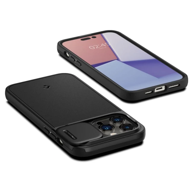 Чехол Spigen Optik Armor для iPhone 14 Pro Max Black with MagSafe (ACS04848)