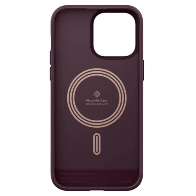 Чохол Spigen Caseology Parallax для iPhone 14 Pro Max Burgundy with MagSafe (ACS04860)