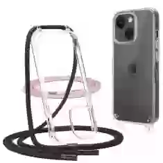 Чохол Tech-Protect Flexair Chain для iPhone 13 Black/Pink (9589046924781)