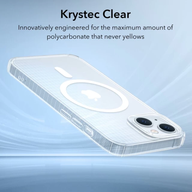 Чехол ESR Krystec Halolock для iPhone 14 | 13 Clear with MagSafe (4894240174944)