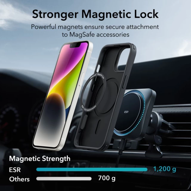 Чохол ESR Ch Halolock для iPhone 14 Plus Black with MagSafe (4894240161784)