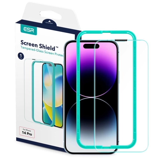 Защитное стекло ESR Screen Shield для iPhone 14 Pro Clear (4894240175002)