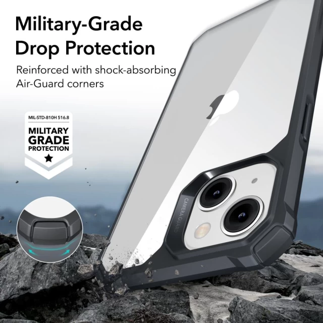 Чехол ESR Air Armor для iPhone 14 | 13 Clear/Black (4894240161487)