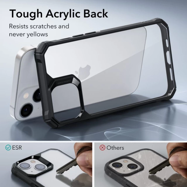 Чохол ESR Air Armor для iPhone 14 | 13 Clear/Black (4894240161487)