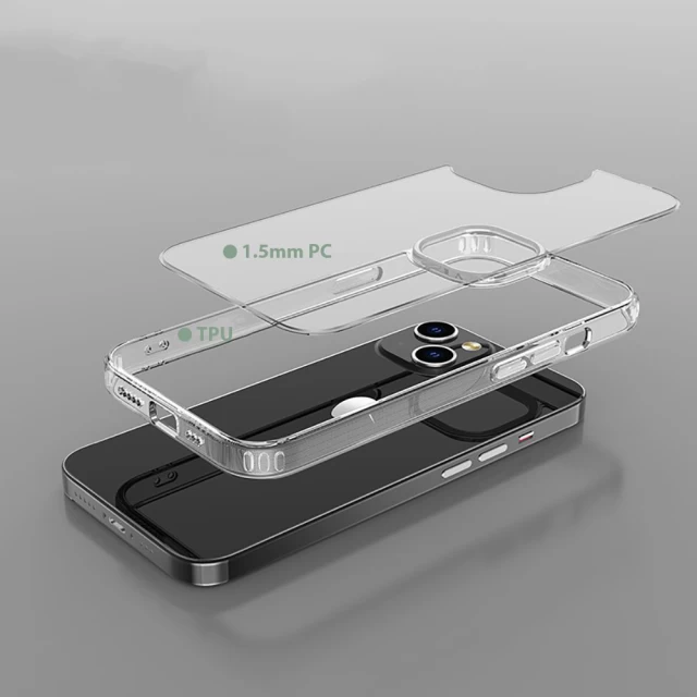 Чохол Tech-Protect Flexair Hybrid для iPhone 14 Clear (9589046925313)