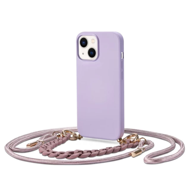 Чехол Tech-Protect Icon Chain для iPhone 14 Violet (9589046925078)