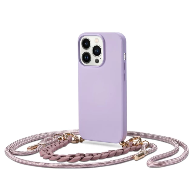 Чехол Tech-Protect Icon Chain для iPhone 14 Pro Violet (9589046925092)