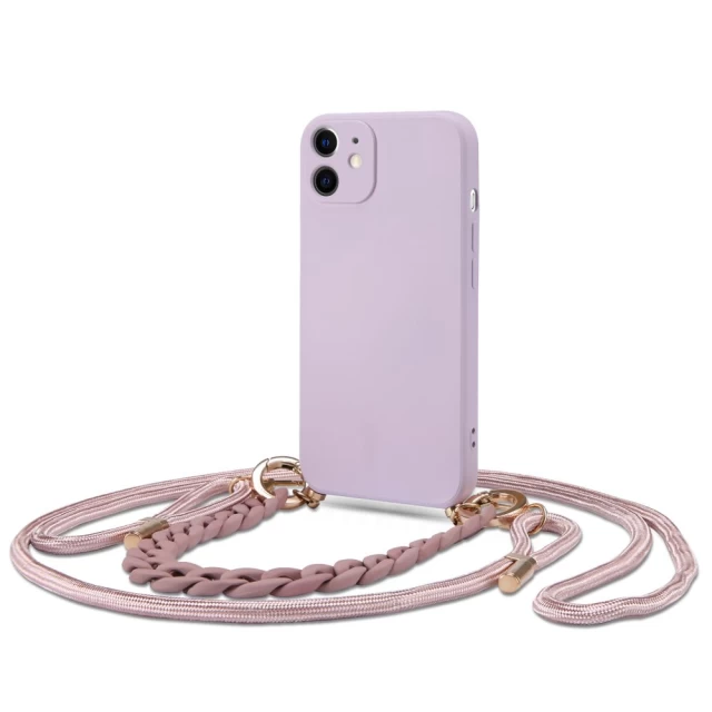 Чехол Tech-Protect Icon Chain для iPhone 11 Violet (9589046925184)