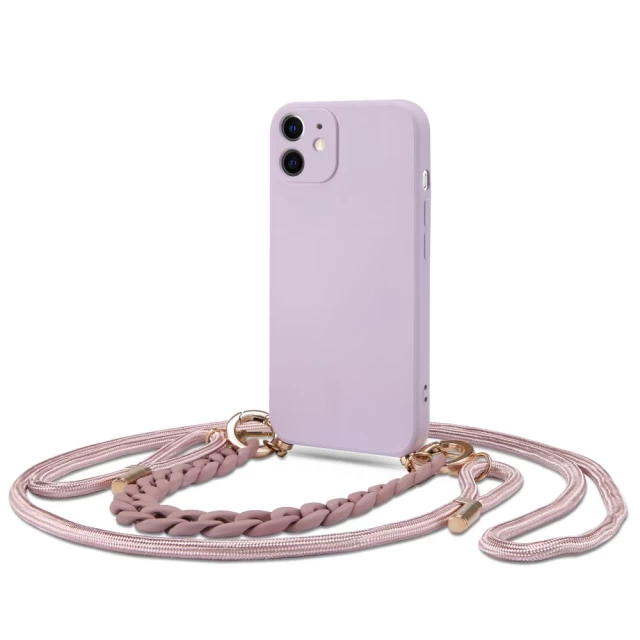 Чохол Tech-Protect Icon Chain для iPhone 12 Violet (9589046925238)