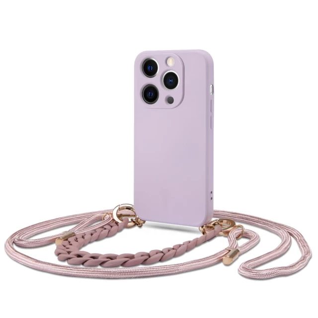 Чохол Tech-Protect Icon Chain для iPhone 13 Pro Violet (9589046925252)