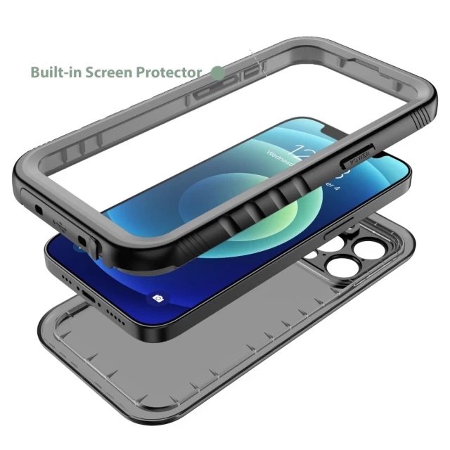 Чехол Tech-Protect Shellbox IP68 для iPhone 7 | 8 | SE 2020/2022 Black (9589046924446)