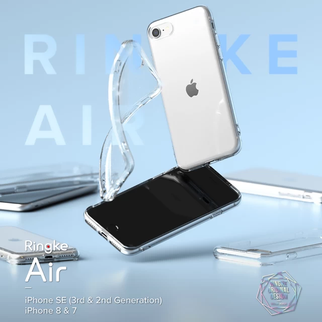 Чохол Ringke Air для iPhone 7 | 8 | SE 2020/2022 Glitter Clear (8809848206900)