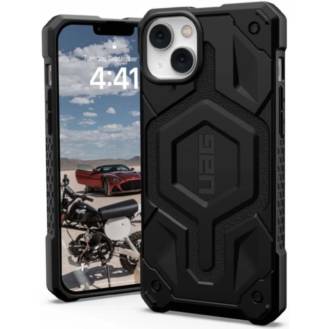 Чехол UAG Monarch Pro Black для iPhone 14 Plus with MagSafe (114029114040)