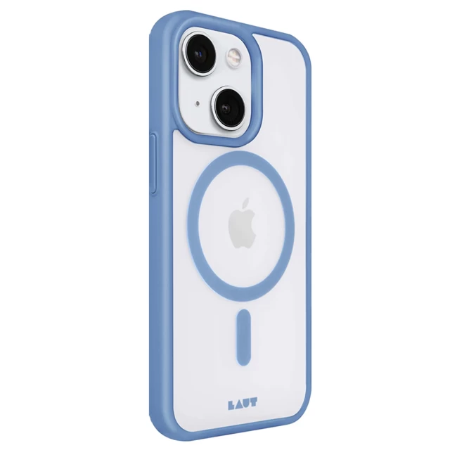 Чехол LAUT HUEX PROTECT для iPhone 14 Ocean Blue with MagSafe (L_IP22A_HPT_BL)