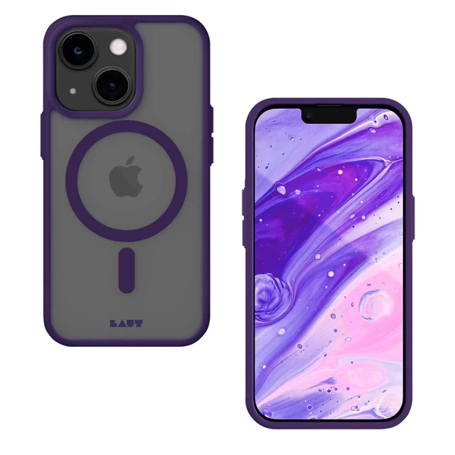 Чехол LAUT HUEX PROTECT для iPhone 14 Plus Dark Purple with MagSafe (L_IP22C_HPT_DPU)