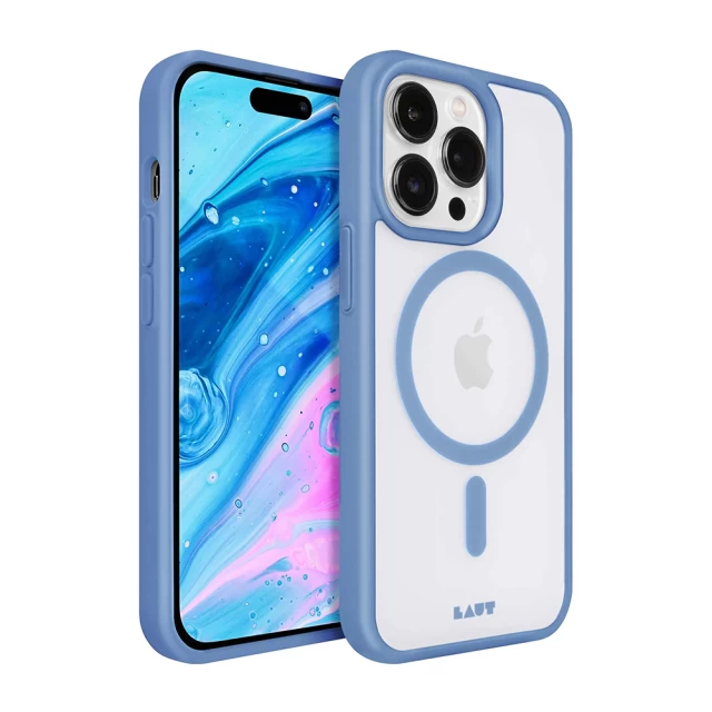 Чохол LAUT HUEX PROTECT для iPhone 14 Pro Ocean Blue with MagSafe (L_IP22B_HPT_BL)