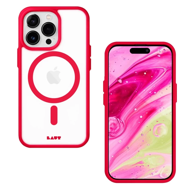 Чехол LAUT HUEX PROTECT для iPhone 14 Pro Red with MagSafe (L_IP22B_HPT_R)