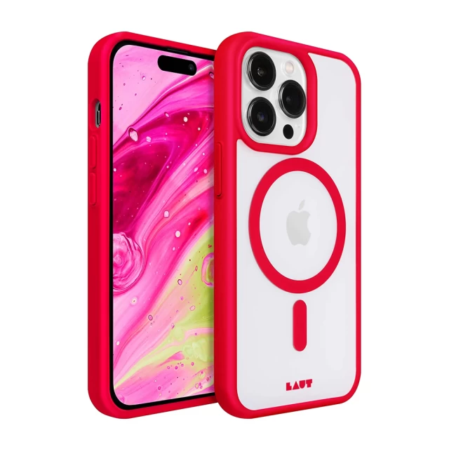 Чохол LAUT HUEX PROTECT для iPhone 14 Pro Max Red with MagSafe (L_IP22D_HPT_R)