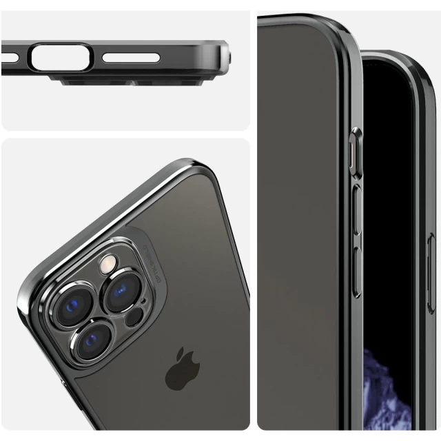 Чохол Spigen Optik Crystal для iPhone 13 Pro Max Chrome Grey (ACS03217)