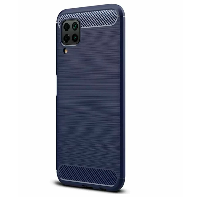 Чехол HRT Carbon Case для Huawei P40 Lite Blue (9111201898691)