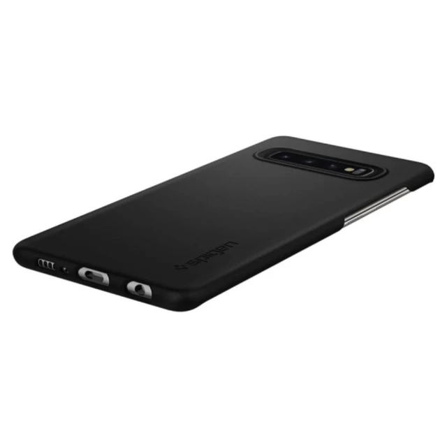 Чохол Spigen Thin Fit для Samsung Galaxy S10 Plus (G975) Black (606CS25756)